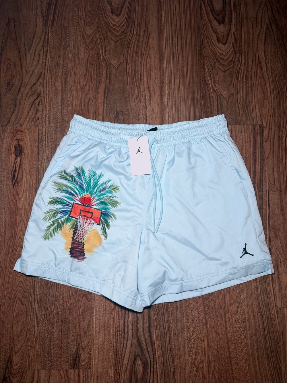 Nike Jordan Athletic Shorts Essential Woven Lined IB7276-474 Blue Men's Sz Large